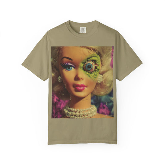 Vintage Pulp Horror Zombie Barbie T-shirt