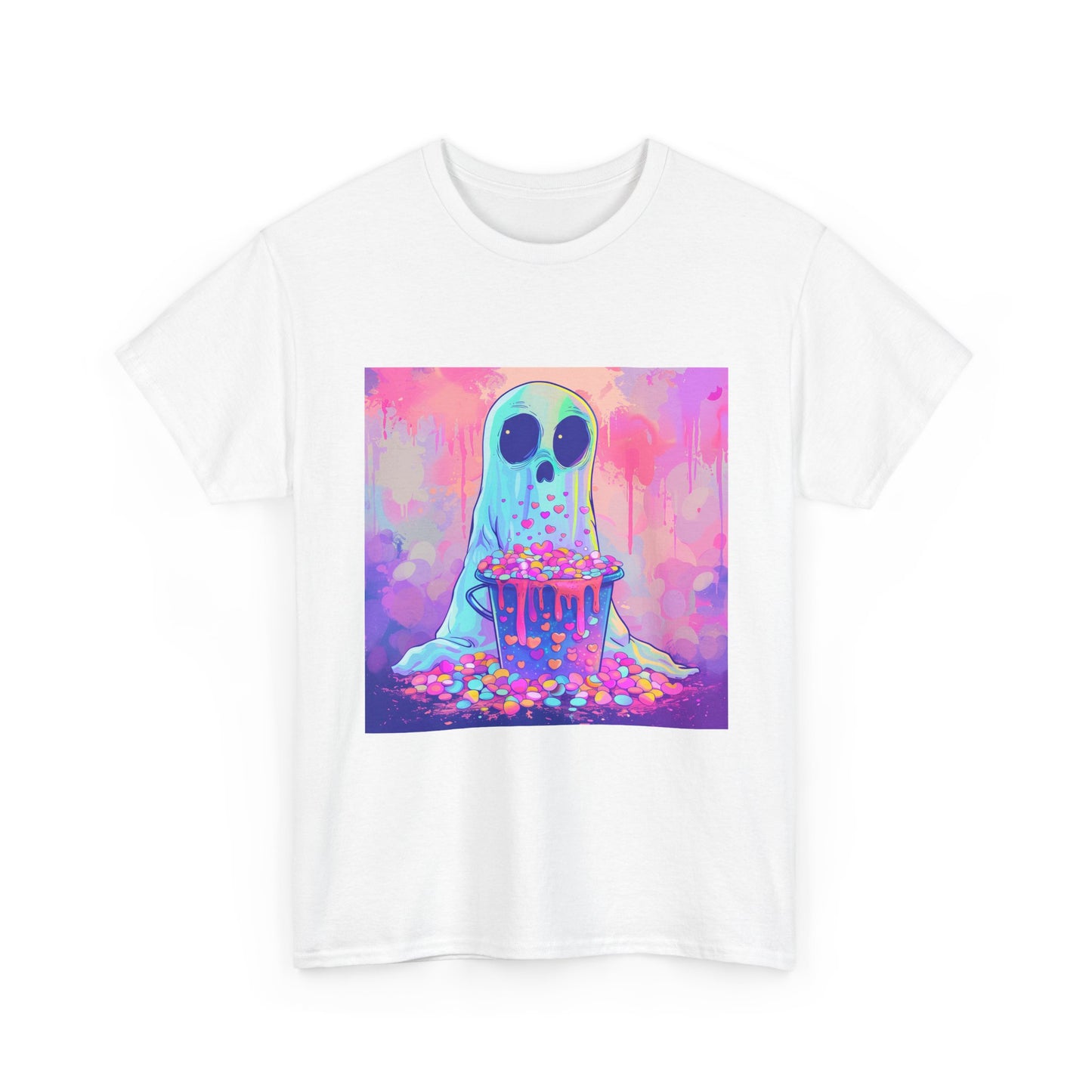 Phantom Ghost Cute Kawaii Halloween Tee