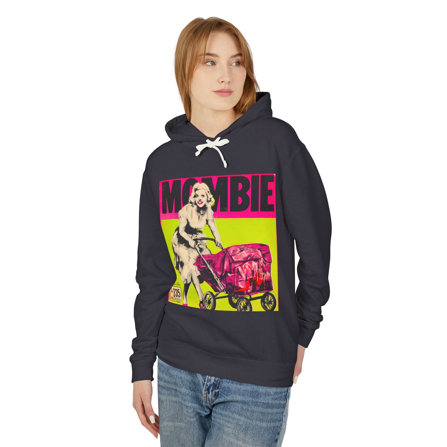 Mombie Hoodie-Vintage Pulp Horror Hoodie