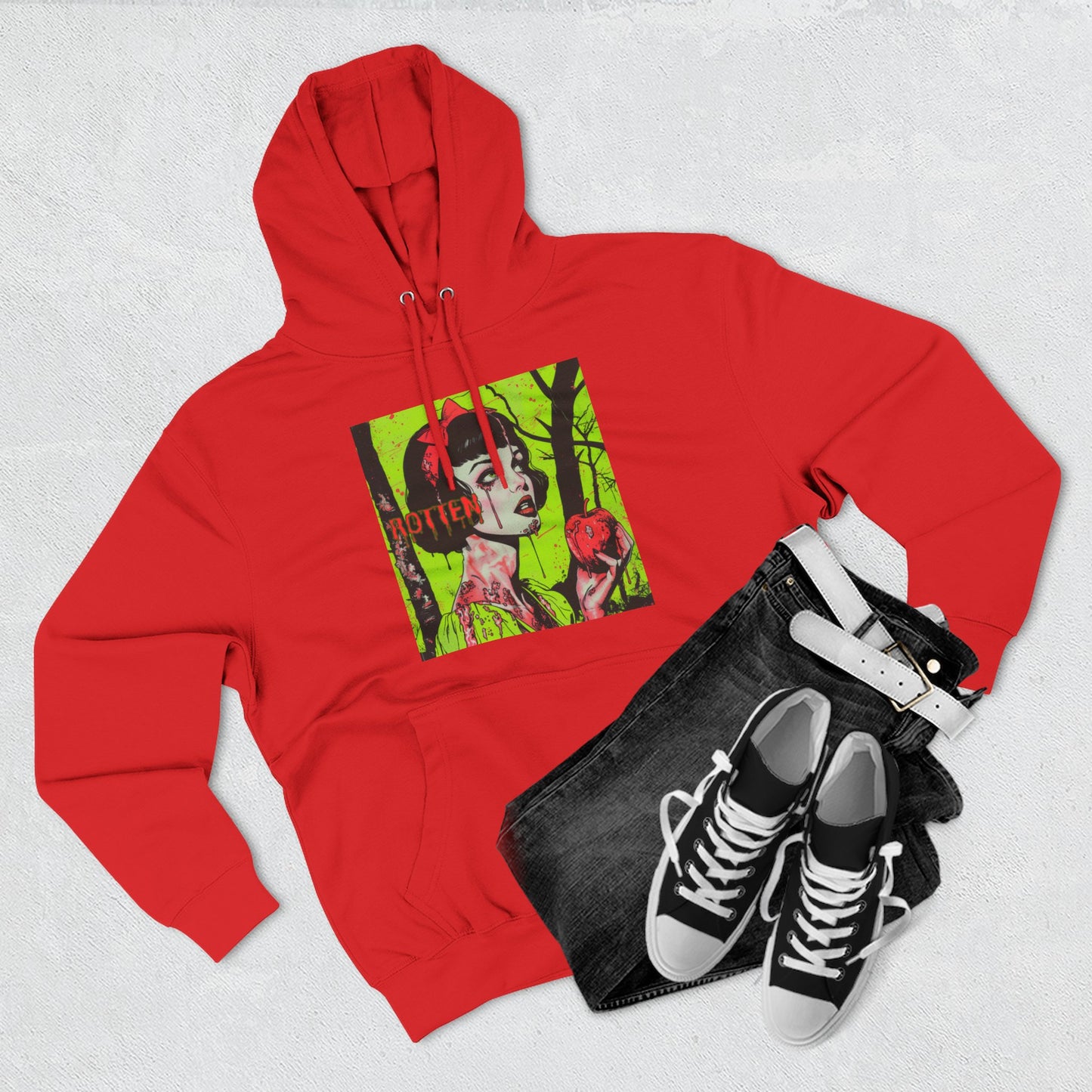 Rotten Snow White Graphic Hoodie