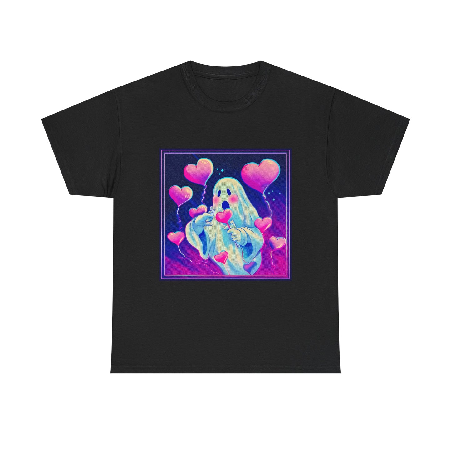 Sweetheart Retro Ghost-Unisex Cotton tee