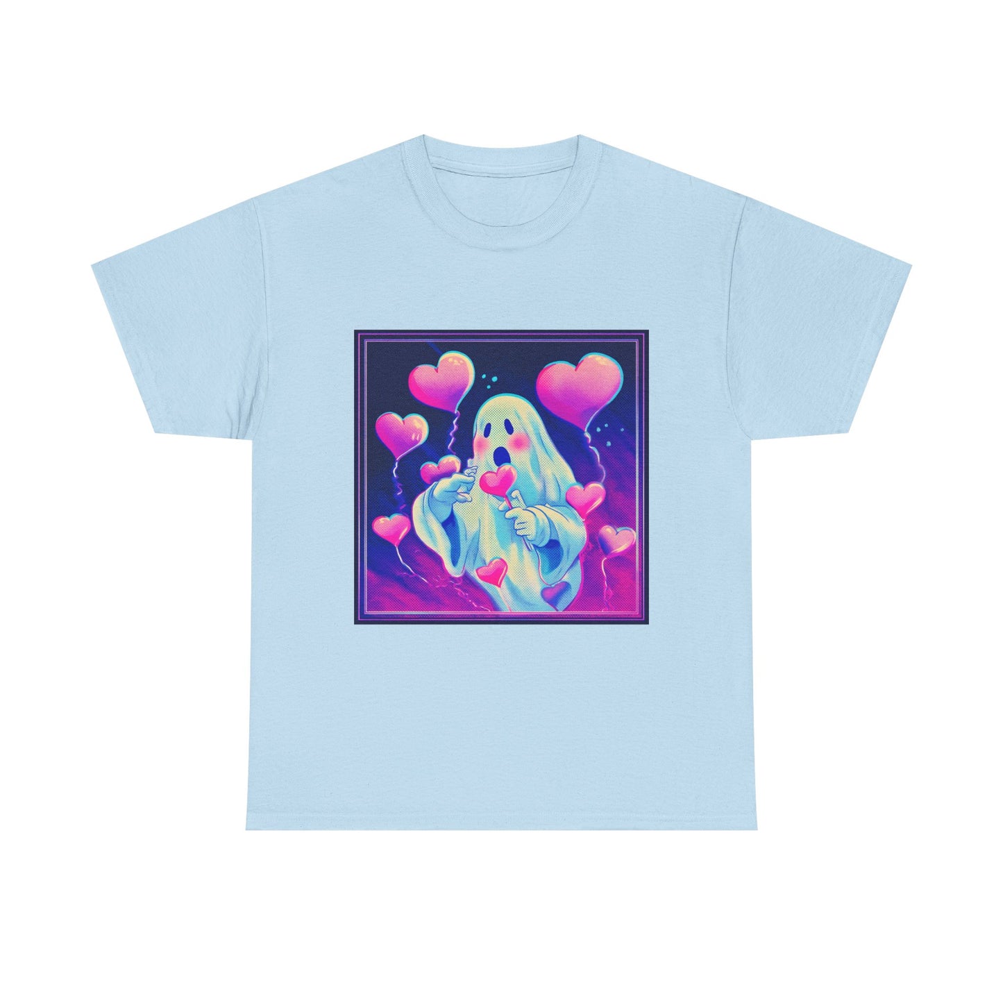 Sweetheart Retro Ghost-Unisex Cotton tee