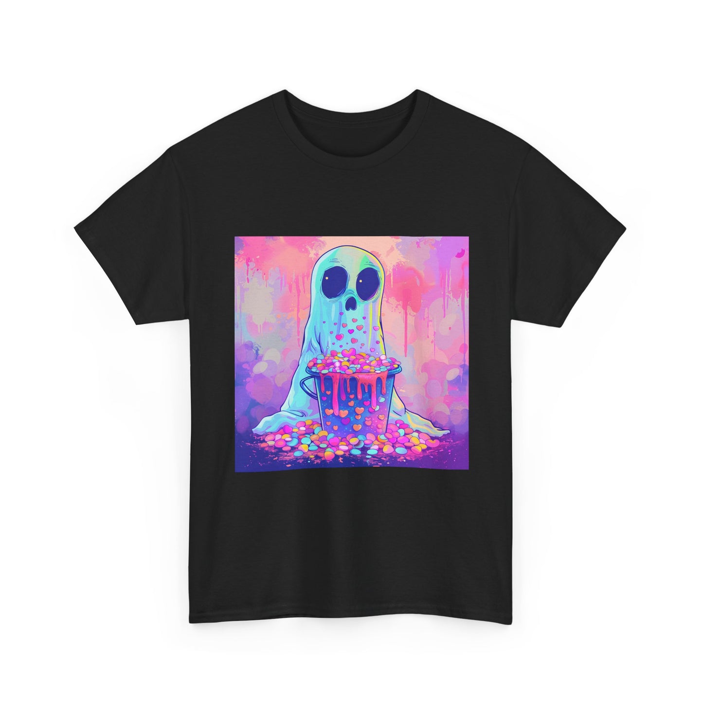 Phantom Ghost Cute Kawaii Halloween Tee