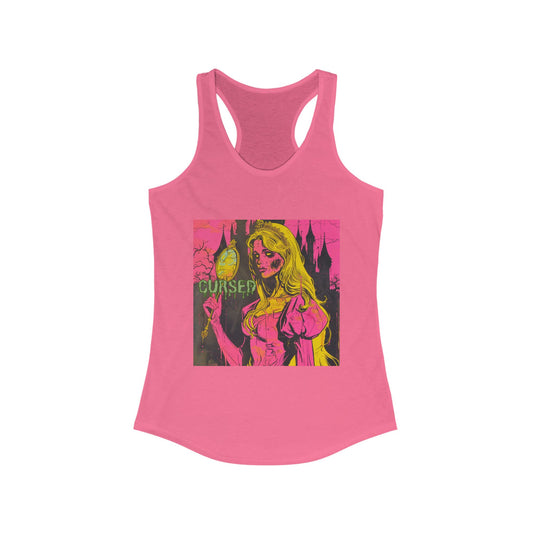 CURSED- Aurora Racerback Tank - Halloween Tee