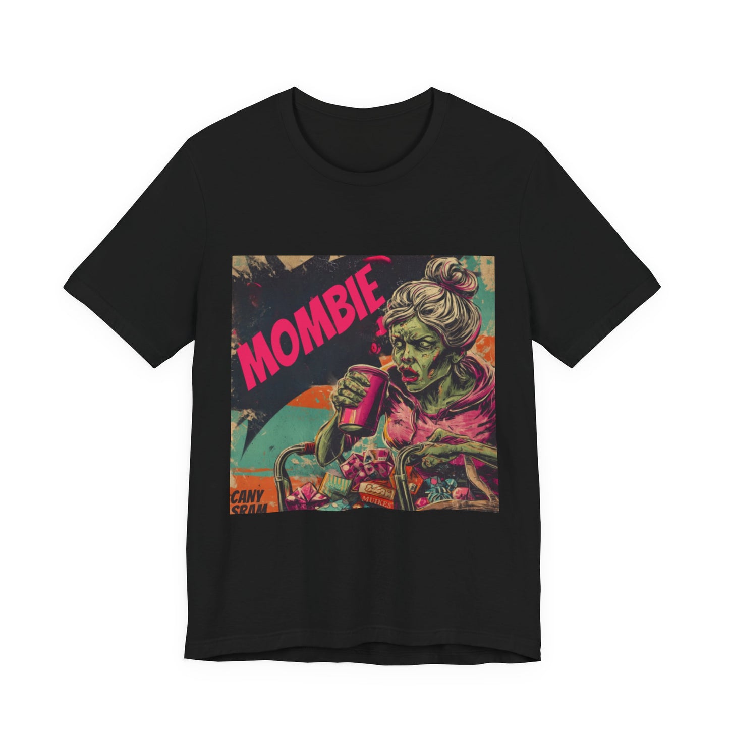 Mombie Graphic Tee - Perfect for Halloween, Gifts for Moms, Casual Wear, Zombie Lovers, Funny T-Shirts