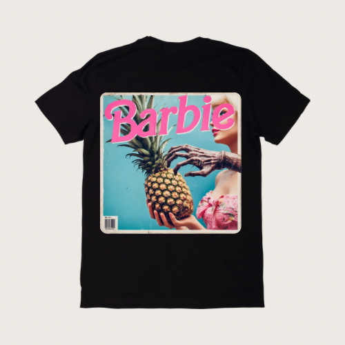 Barbie Inspired Vintage Pineapple Monster-Cotton Tee