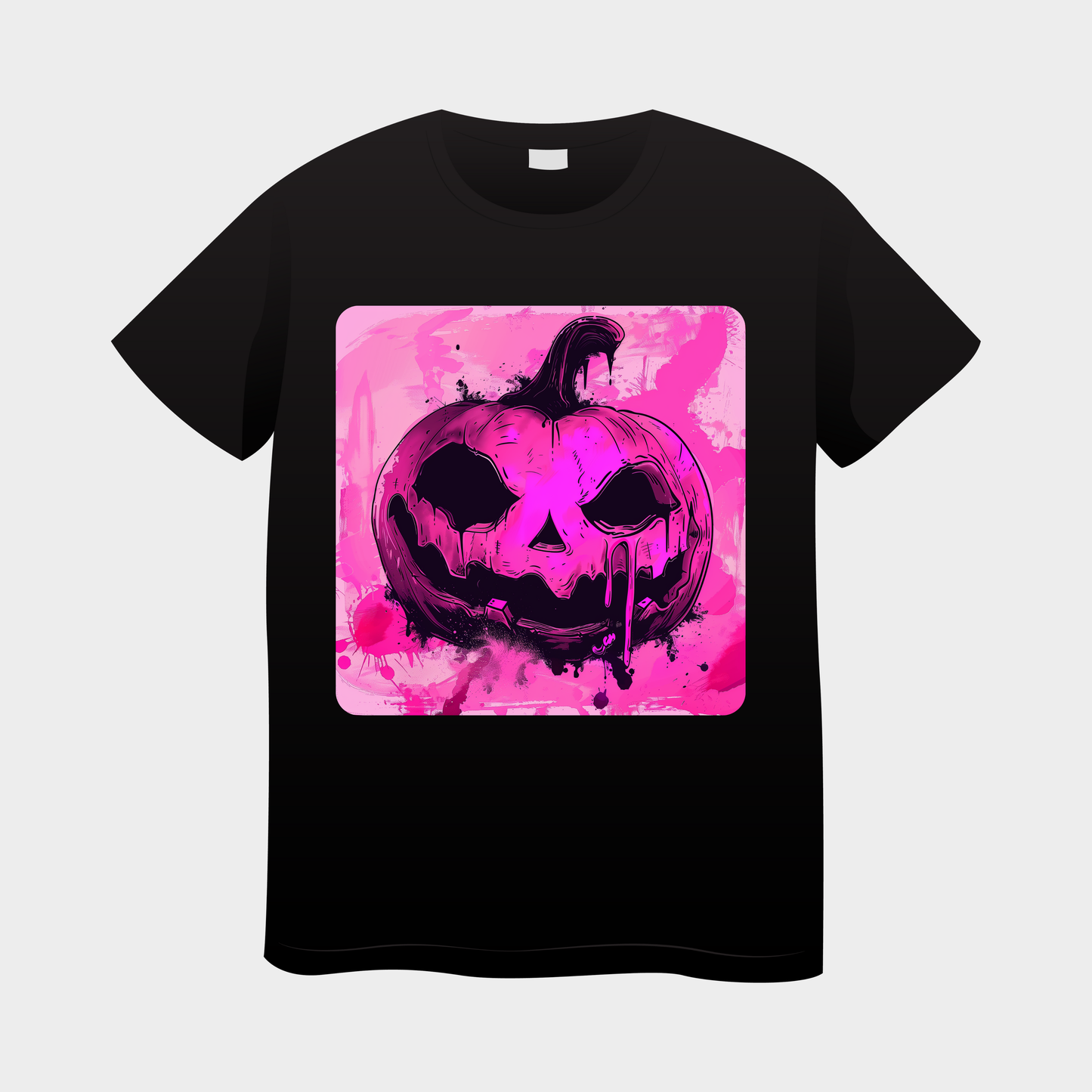 Pink Pumpkins Halloween Tee-Shirt