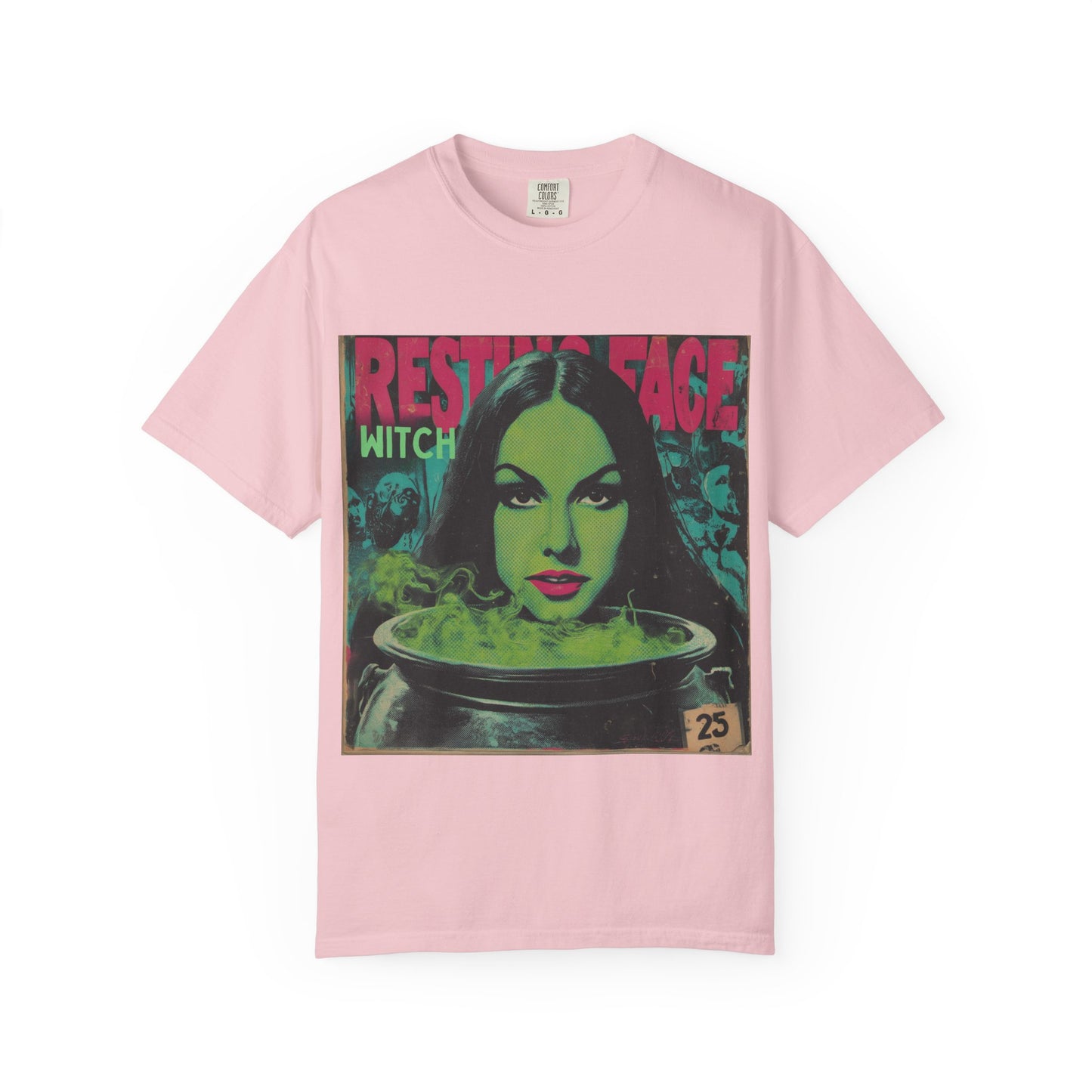 Witchy Graphic Tee, Unisex Vintage T-shirt, Halloween Apparel, Cute Witch Shirt, Retro Graphic Top