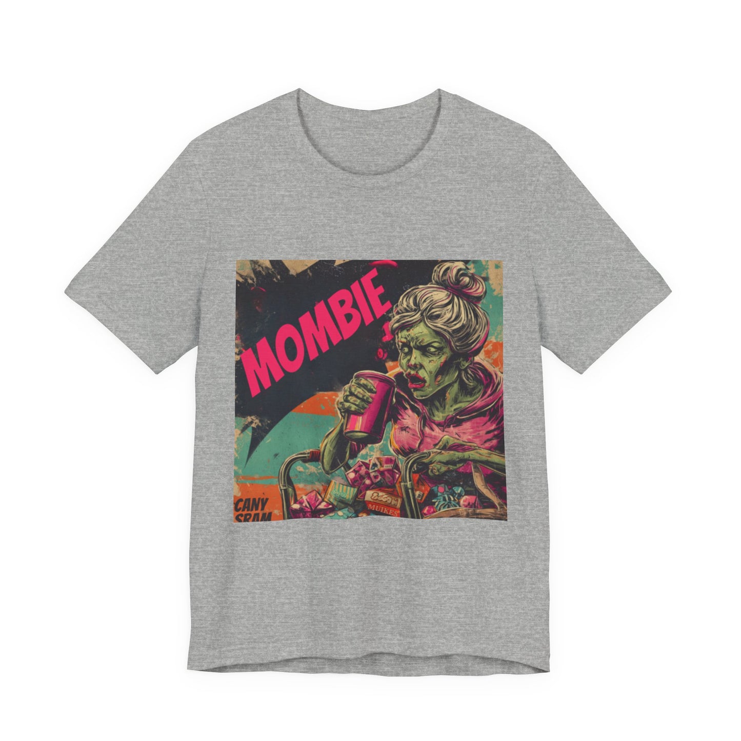 Mombie Graphic Tee - Perfect for Halloween, Gifts for Moms, Casual Wear, Zombie Lovers, Funny T-Shirts