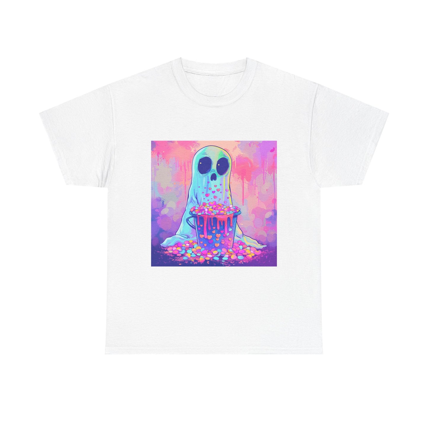 Phantom Ghost Cute Kawaii Halloween Tee