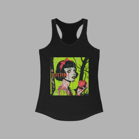 ROTTEN-Snow White Racerback Tank