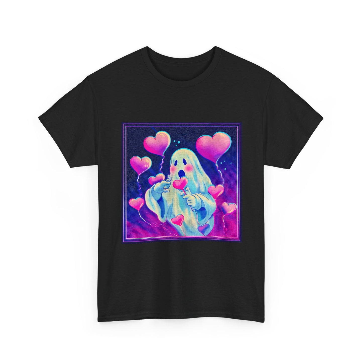 Sweetheart Retro Ghost-Unisex Cotton tee