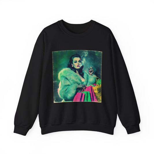 Glamorous Vintage Sweatshirt β Unisex Retro Crewneck, Cozy Fashion, Stylish Gift, Retro-Inspired Apparel, Perfect for Parties