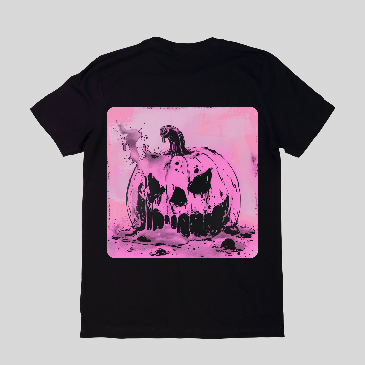 Phantom Pumpkin Pink Halloween Tee