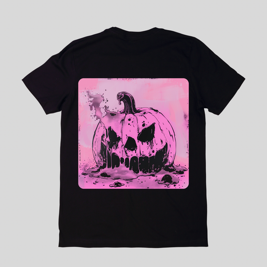 Phantom Pumpkin Pink Halloween Tee