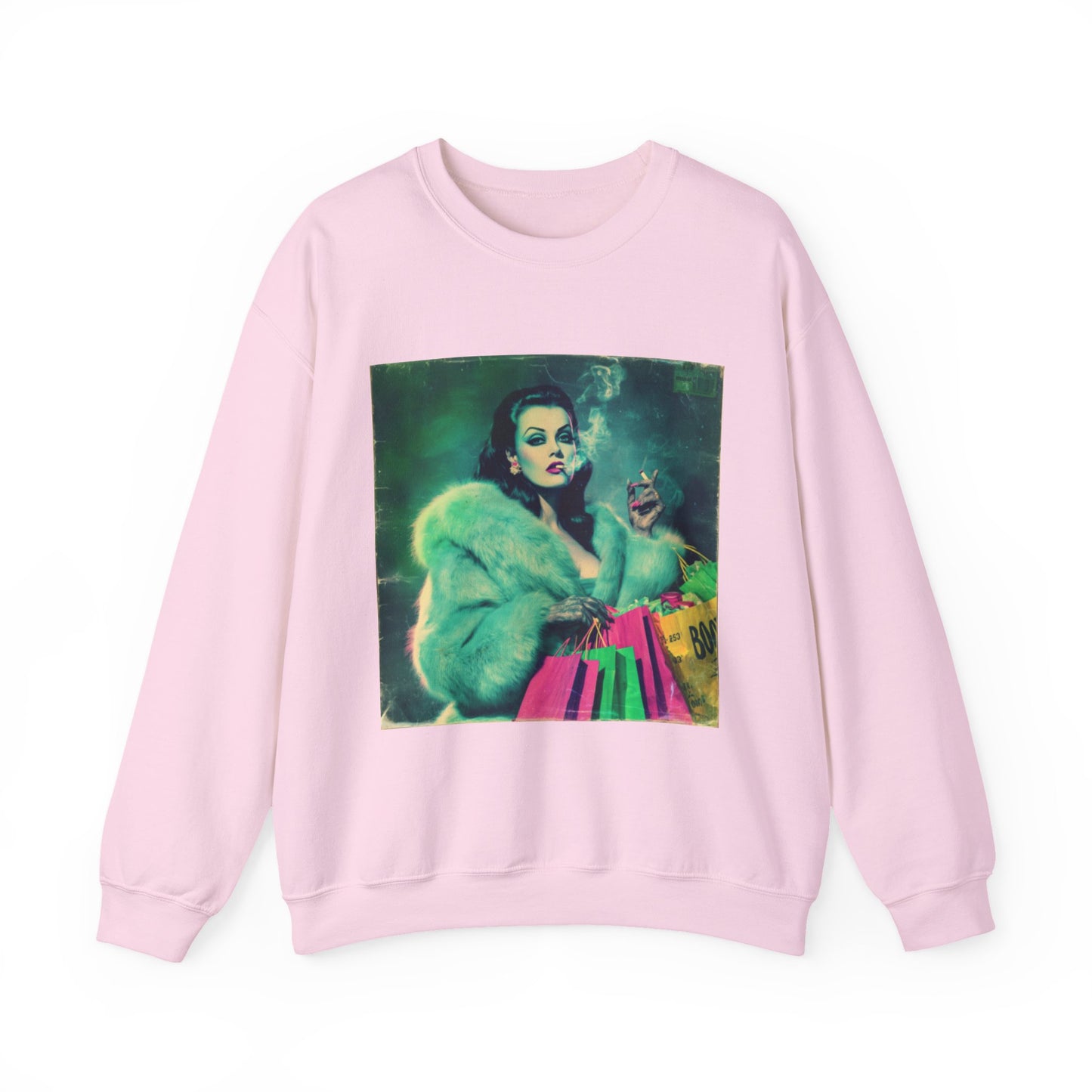 Glamorous Vintage Sweatshirt – Unisex Retro Crewneck, Cozy Fashion, Stylish Gift, Retro-Inspired Apparel, Perfect for Parties