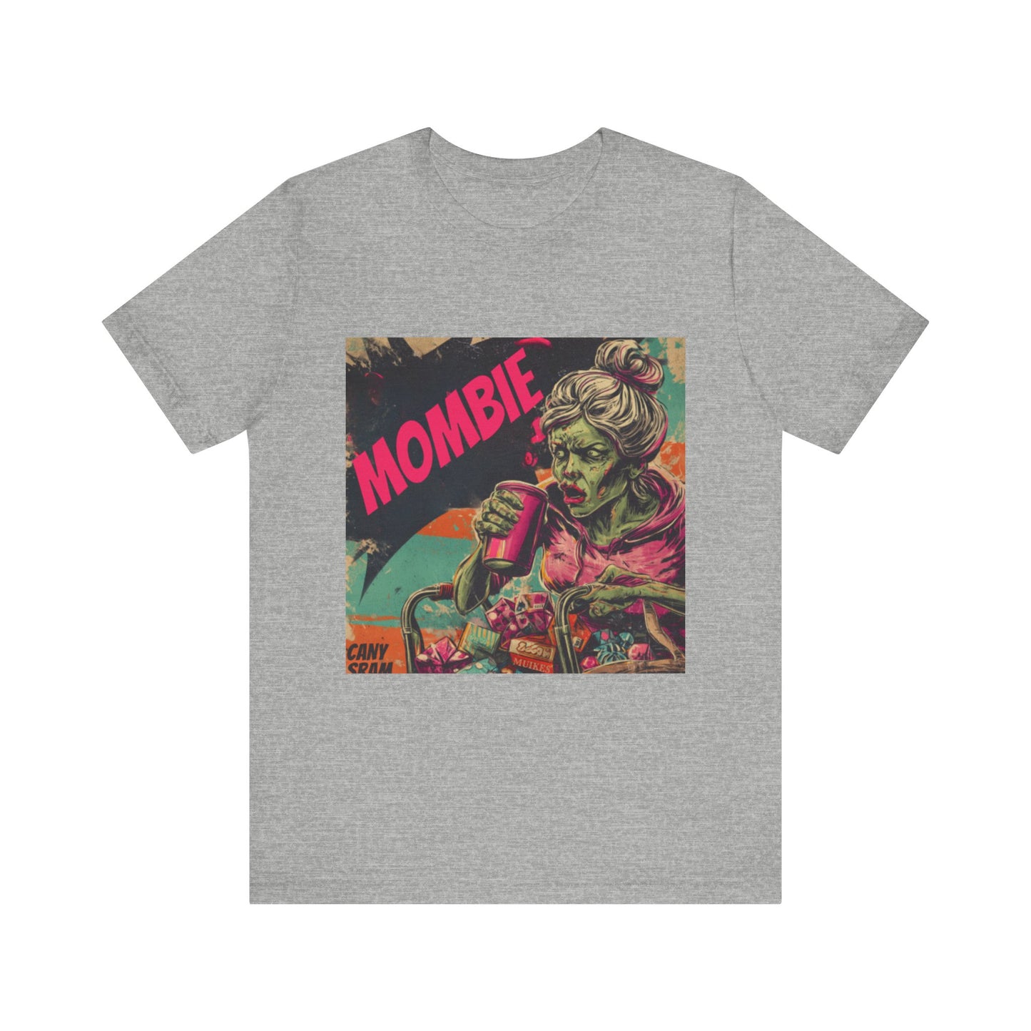 Mombie Graphic Tee - Perfect for Halloween, Gifts for Moms, Casual Wear, Zombie Lovers, Funny T-Shirts