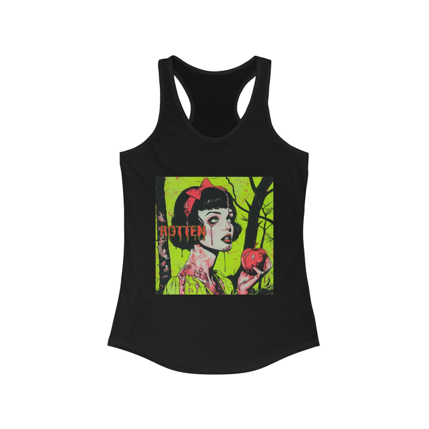 ROTTEN-Snow White Racerback Tank