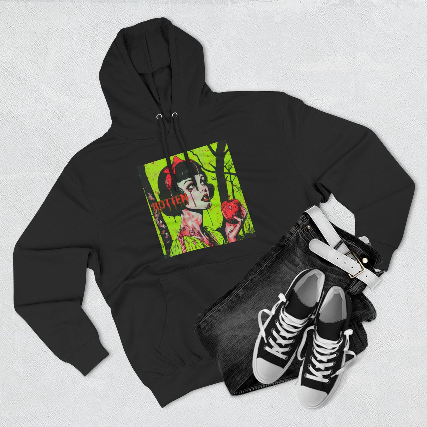 Rotten Snow White Graphic Hoodie