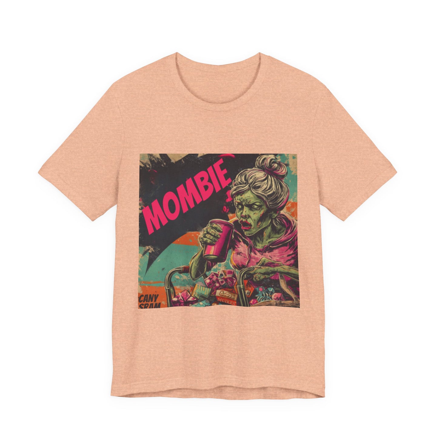 Mombie Graphic Tee - Perfect for Halloween, Gifts for Moms, Casual Wear, Zombie Lovers, Funny T-Shirts