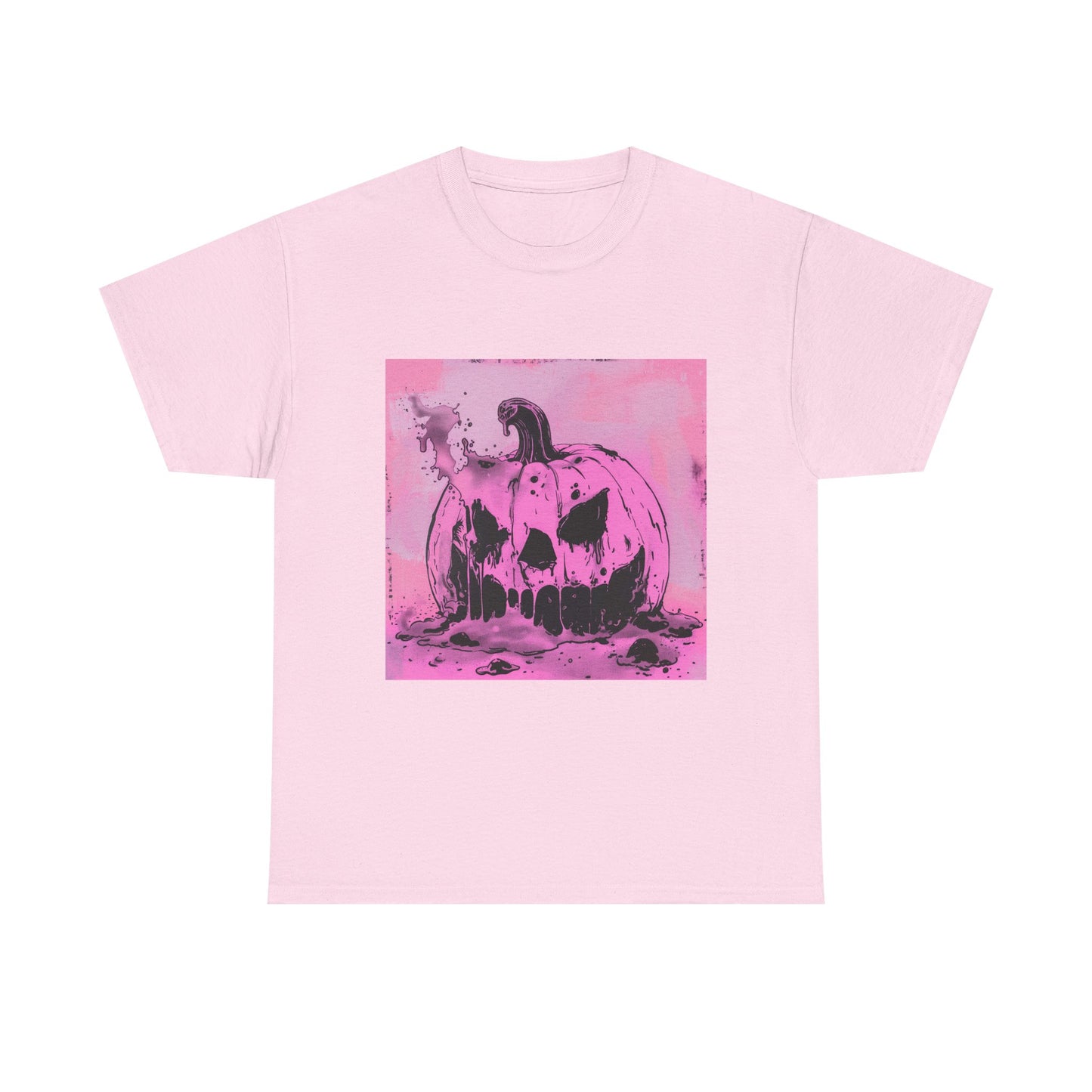 Phantom Pumpkin Pink Halloween Tee