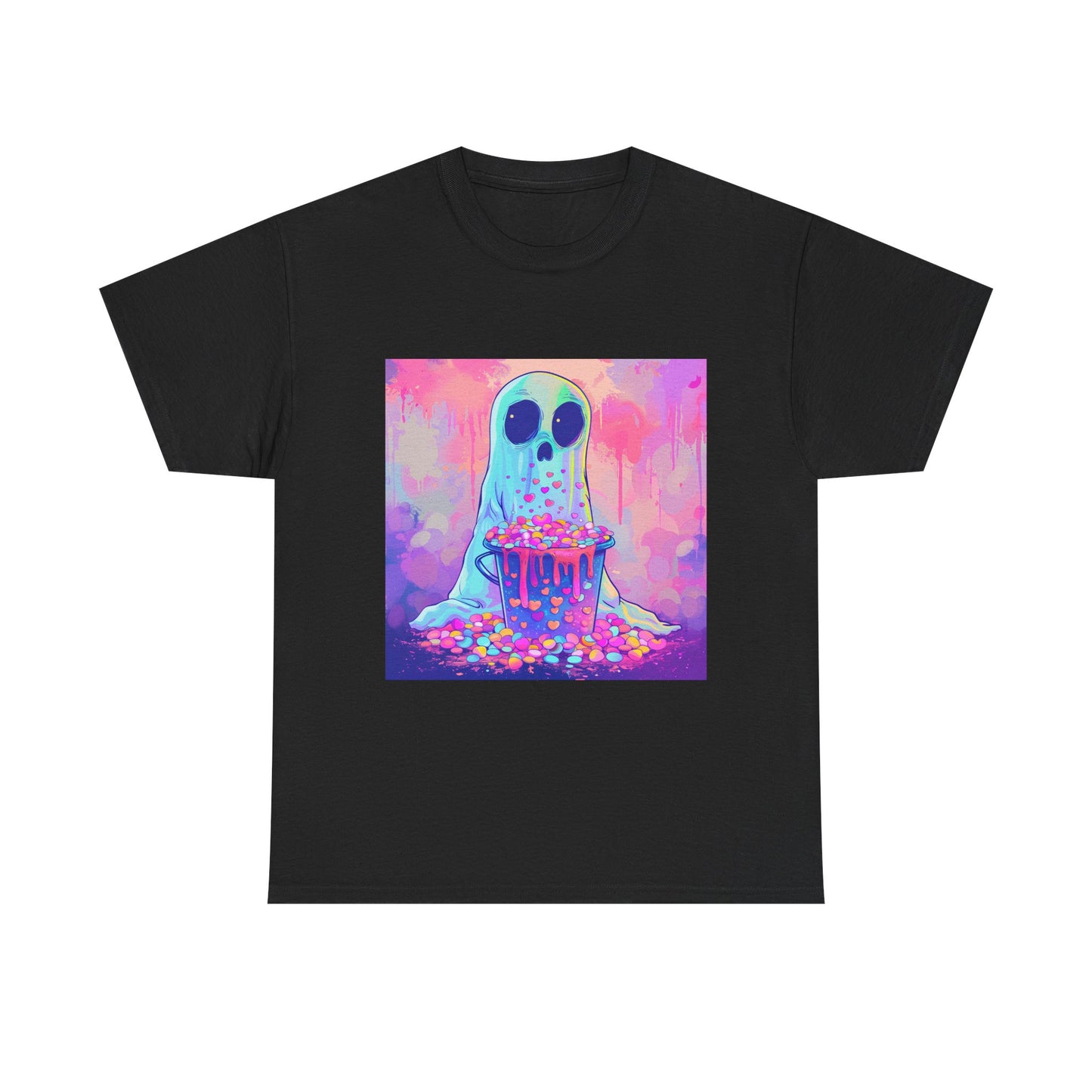Phantom Ghost Cute Kawaii Halloween Tee
