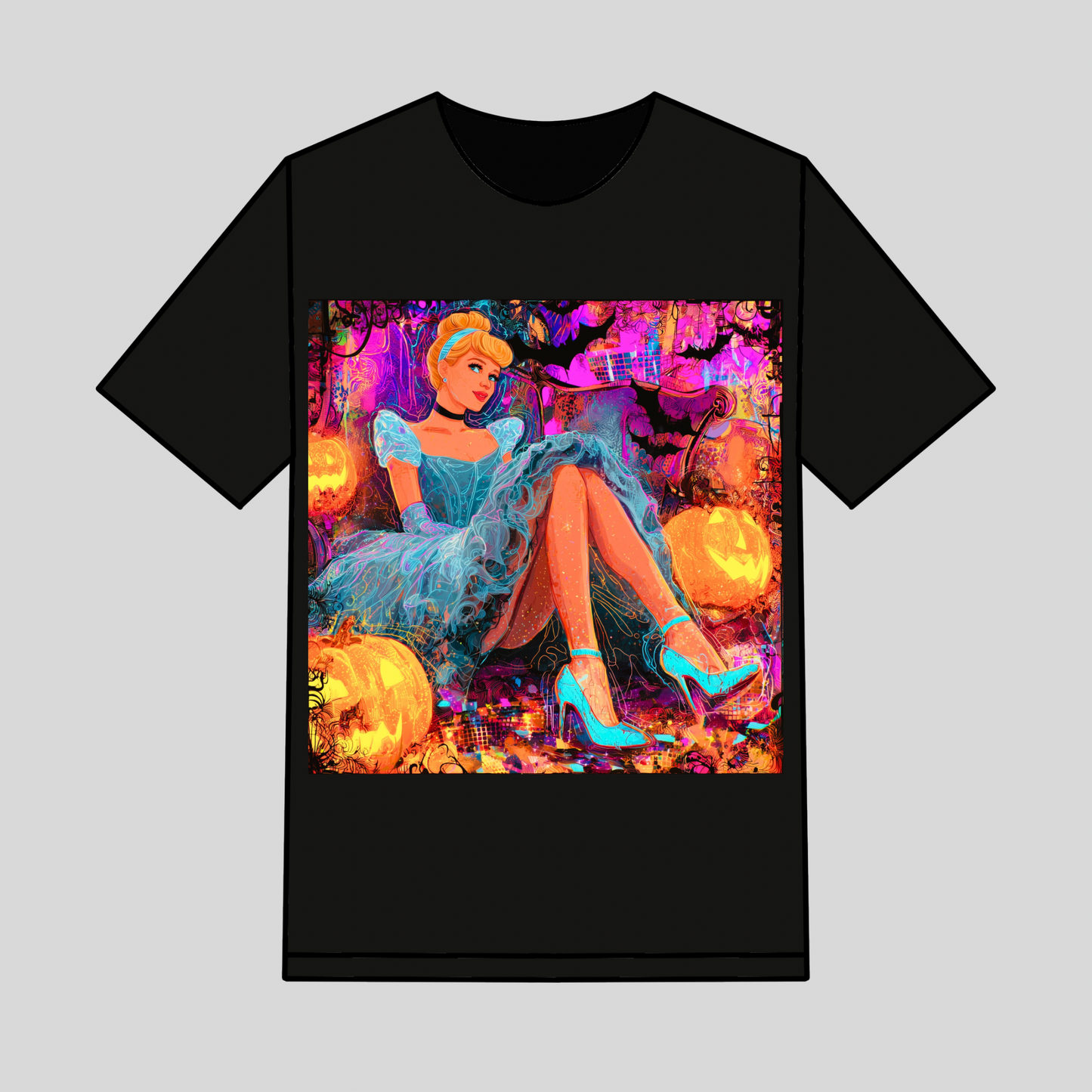 Spooky Cinderella Halloween-T-Shirt