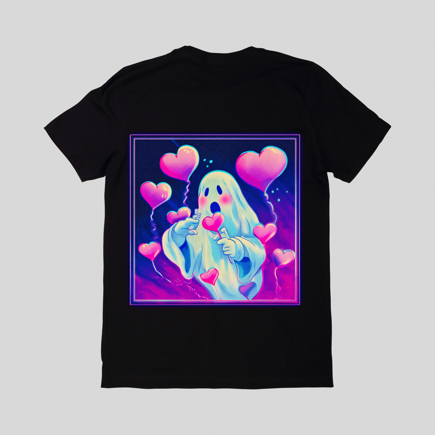 Sweetheart Retro Ghost-Unisex Cotton tee