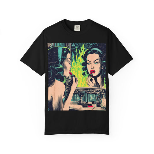 Vintage-Inspired Graphic Tee with Classic Beauty Motif, Retro Fashion Shirt, Unisex T-Shirt for Art Lovers, Unique Gift, Casual Wear